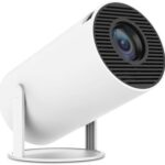 Magcubic Mini Proyector Portátil con Android 11, Proyector 4k 1080P Full HD Soporte 200ANSI 8000L, Videoproyector WiFi 5G Bluetooth 5.0, Cine Proyector 180 ° Se Puede Girar para TV Stick (Blanco)