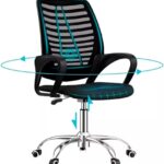 Silla Giratoria Premium De Escritorio Ergonómica Negra Para Oficina