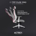 Silla Ejecutiva ACTECK Floe Pro EC737 Ergonómica Blanca