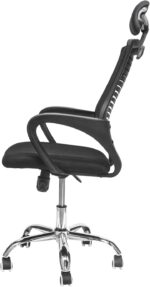 Silla Ejecutiva Para Oficina Altura E Inclinacion Ajustable Color Negro Material del tapizado Mesh - Imagen 7