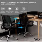 Silla Giratoria Premium De Escritorio Ergonómica Negra Para Oficina