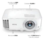 BenQ Proyector MX560 para Oficina XGA 4,000 Lúmenes Dual HDMI