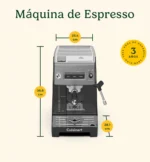 Cafetera Espresso Cuisinart EM-320ES 20 Bar Acero Inoxidable Plateado - Imagen 4